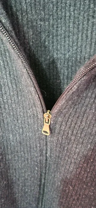 Sudadera cremallera gris M