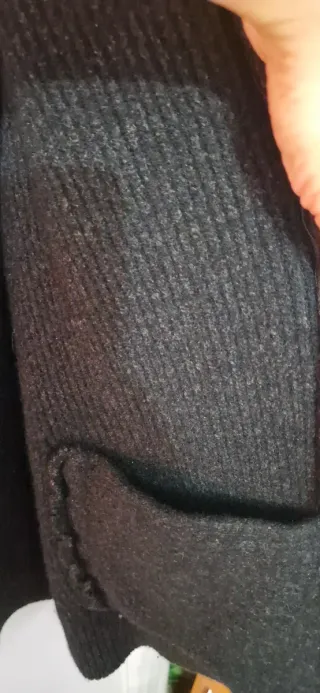 Sudadera cremallera gris M