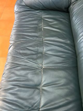 Sofá de 2 plazas de piel