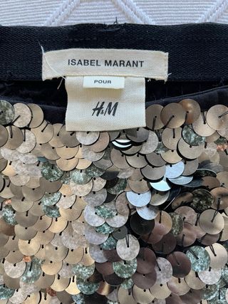 Isabel Marant H&M Pantalón Fiesta Lentejuelas