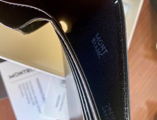 Billetera Montblanc Negra Piel