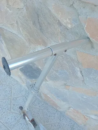 Patinete infantil plateado