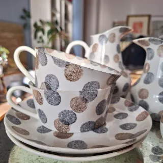 Juego de café castro, antiguo  Sargadelos Tu y yo