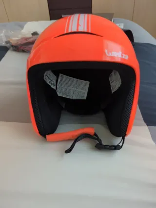 Casco Esquí Infantil Naranja