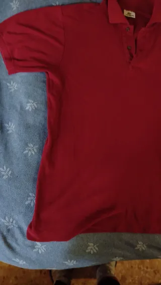 Camiseta Lacoste Roja Talla 5 (48-50)