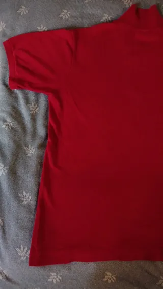 Camiseta Lacoste Roja Talla 5 (48-50)