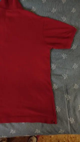 Camiseta Lacoste Roja Talla 5 (48-50)
