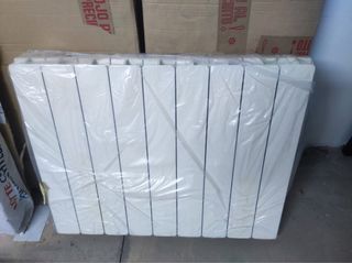 Radiador blanco de aluminio