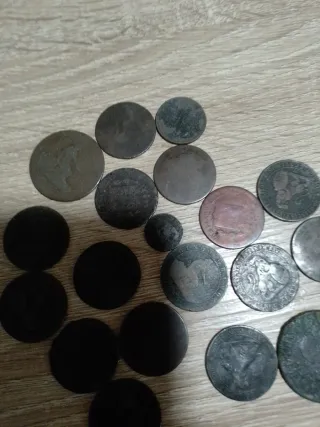 Lote de monedas antiguas