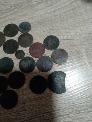 Lote de monedas antiguas