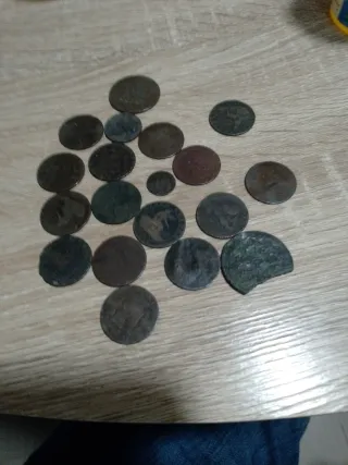 Lote de monedas antiguas