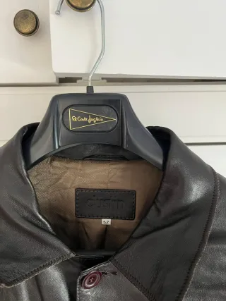 Chaqueta de cuero de ovino  marrón