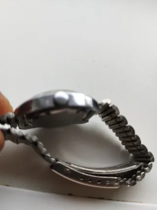 Reloj ELSA esfera verde y pulsera plateada