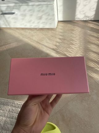 Gafas Miu Miu Metálicas Plateadas