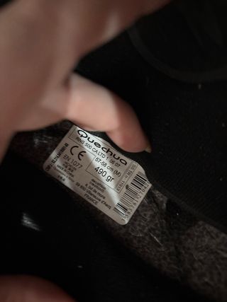 Casco naranja Quechua