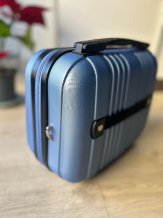 Neceser viaje rígido azul