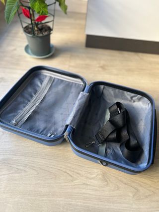Neceser viaje rígido azul