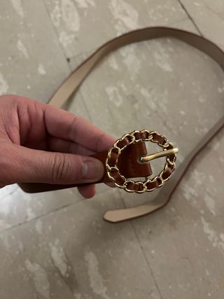 Cintura donna fibbia oro