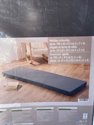 Colchón plegable Livarno Home 190x65x8.5cm