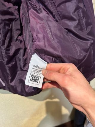 Abrigo Stone Island Morado