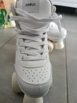 Patines niña Decathlon Blancos Talla 34