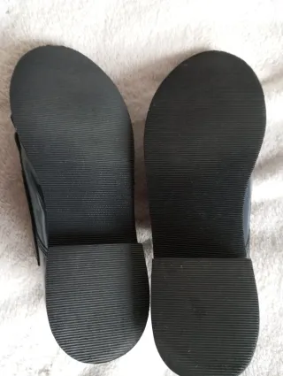 Zapatos de piel charol azul