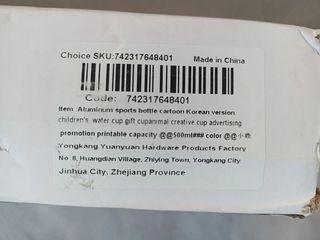 Borraccia acqua da 500 ml per scuola,ufficio,sport