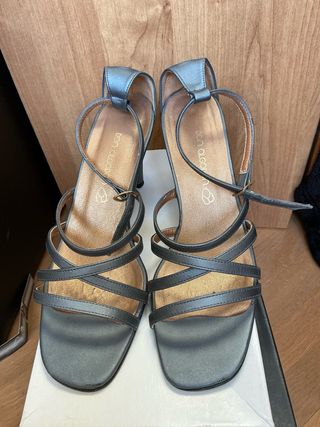 Zapatos tacón medio Don Algodón piel mujer 40