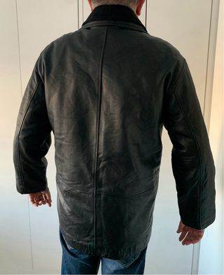 Chaqueta de cuero para hombre