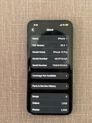 iPhone 13 Pro Argento