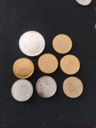 1 Lote de monedas españolas antiguas