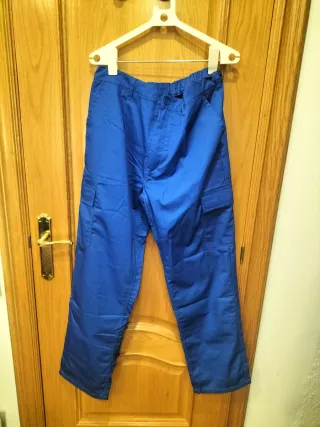 Pantalón de trabajo azul invierno T.52.