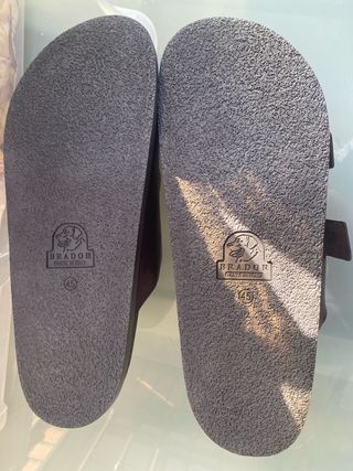 Sandalias Brador Piel Marrón Talla 45