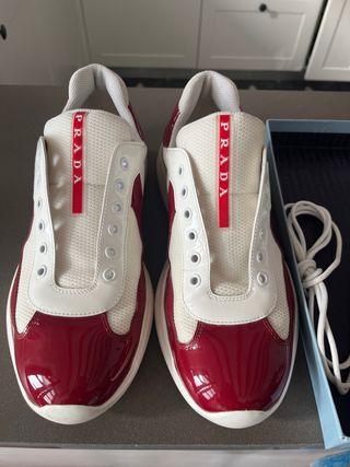 Zapatillas Prada America's Cup Charol/Tejido técni