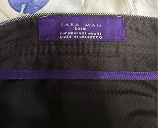 Pantalón Zara Man Basic Talla M
