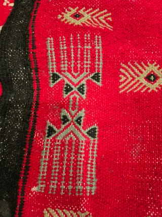 Alfombra Toujane "margoum" de lana