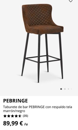 Mesa alta y 4 sillas