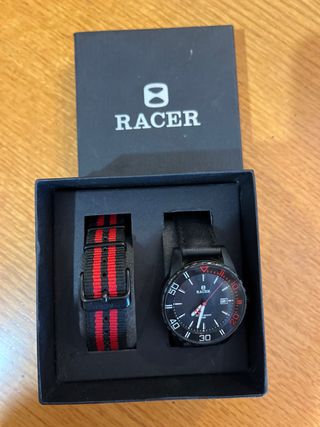 Reloj Racer Negro y Rojo
