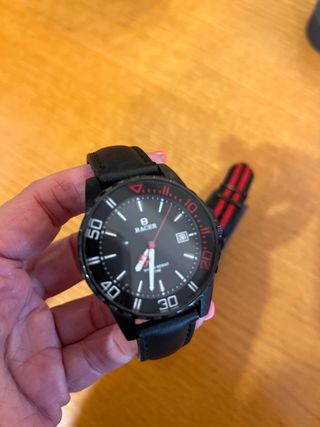 Reloj Racer Negro y Rojo