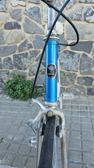 Bicicleta Clásica Torrot Azul y Blanca