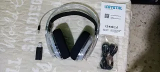 Auriculares Crystal Wireless Stereo RGB