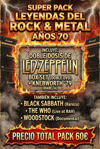 Pack Rock & Metal 70s: Led Zeppelin, Sabbath, Who