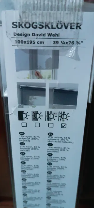 2 Estores Enrollables Grises Ikea Nuevos