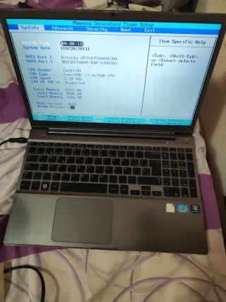 Samsung i7 Portátil Gris/Plata