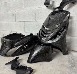 Carenado Piaggio Zip Carbono Forjado Nuevo