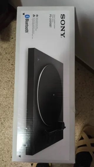 Tocadiscos Sony PS-LX310BT Bluetooth Negro