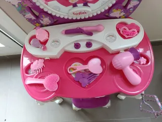 Tocador infantil plástico unicornio