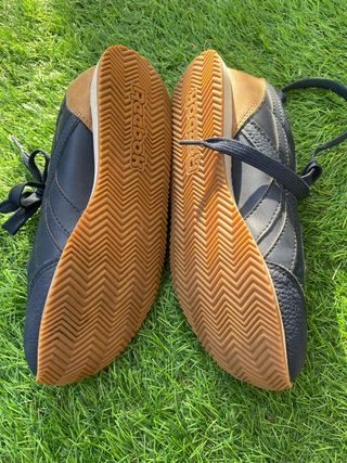 Zapatillas Reebok Piel Azul y Marrón