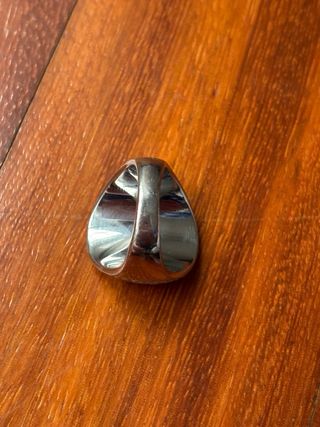 Anillo plata con diseño rombos