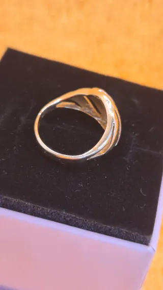 Anillo Oro 14k 5 Brillantes